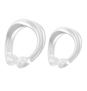 PLEASE ME Type C Foreskin Correction Glans Cock Ring (Full Set 2 Pieces)